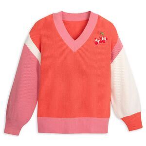 Disney Parks Minnie Mouse ICON "Cherries" Sweater by Her Universe S NEW